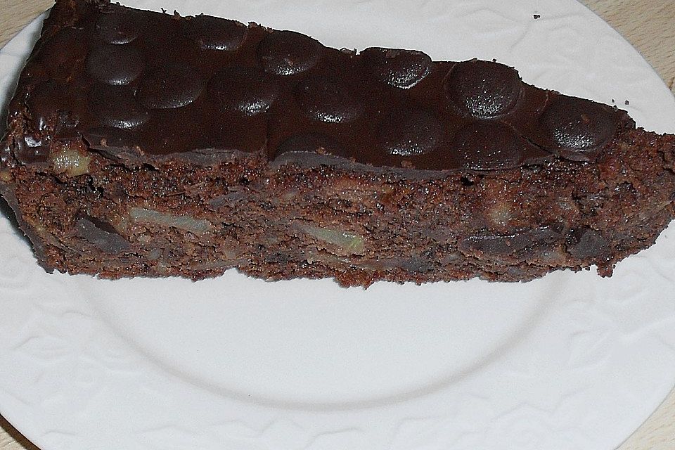 Saftige Apfel - Schoko - Torte