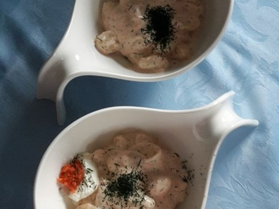 Gnocchi mit Lachs - Schmandsoße von KittyCat0903| Chefkoch