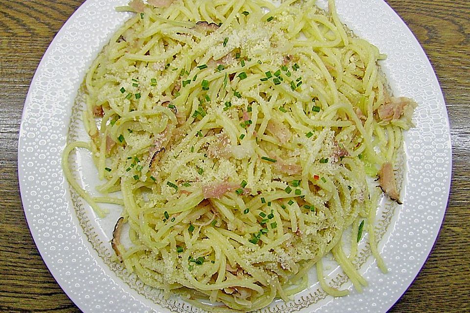 SABO - Spaghetti mit Schinken und Zwiebeln