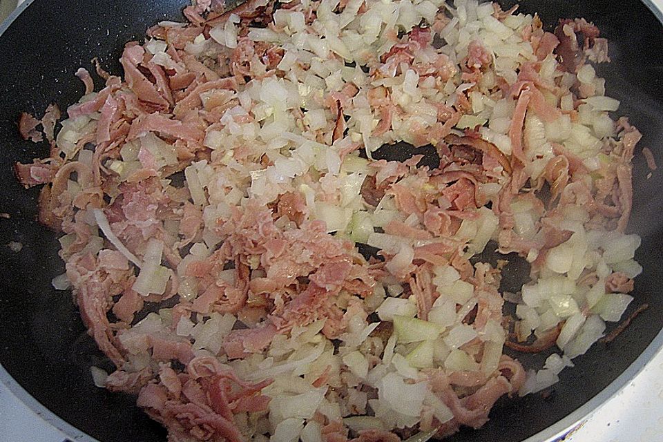 SABO - Spaghetti mit Schinken und Zwiebeln