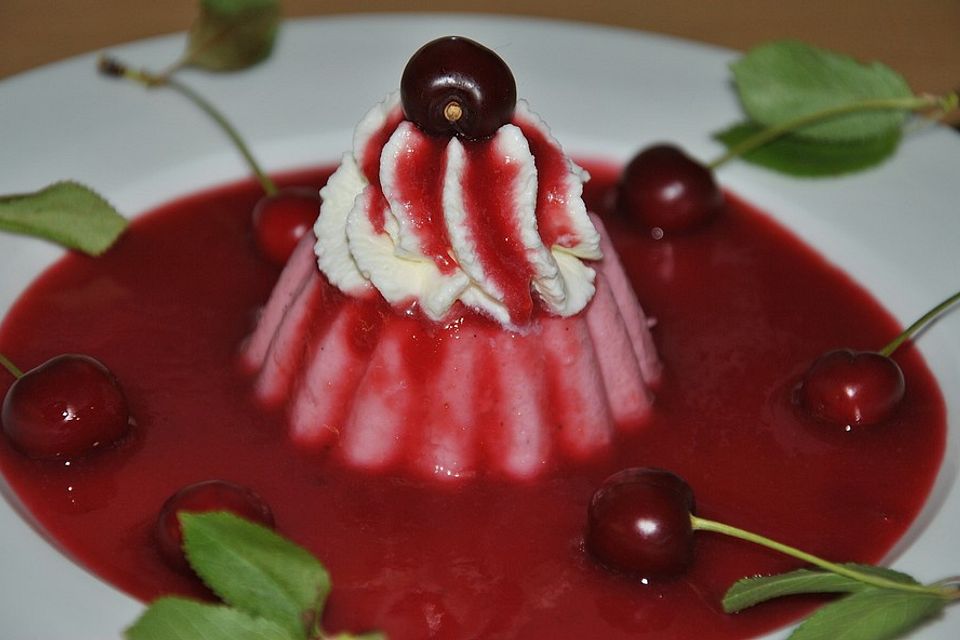 Kirschen - Panna Cotta