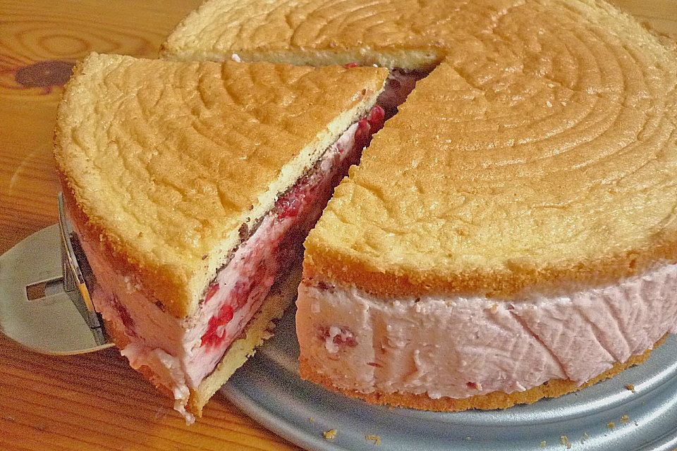 Himbeer - Frischkäse - Torte