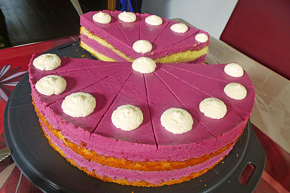 Brombeer - Quark - Torte