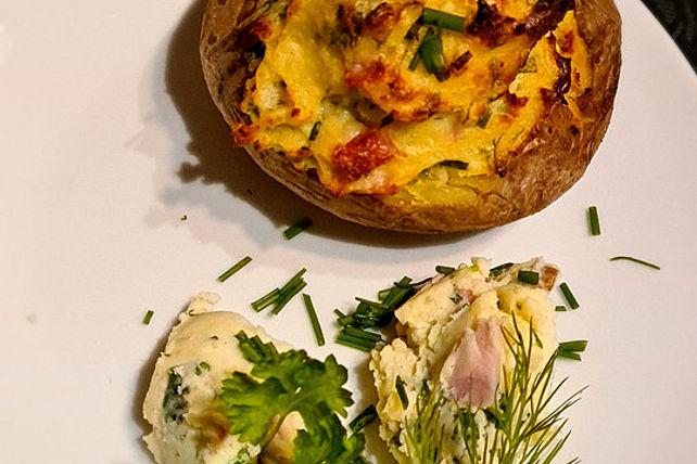 Ofenkartoffeln mit herzhafter Füllung von Aprilkaetzchen| Chefkoch