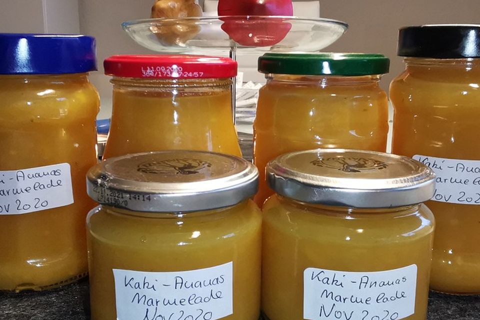 Kaki - Ananas - Marmelade