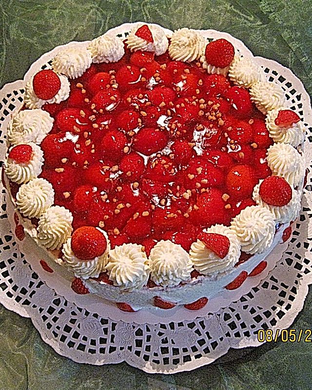 Erdbeer - Milchreis - Torte