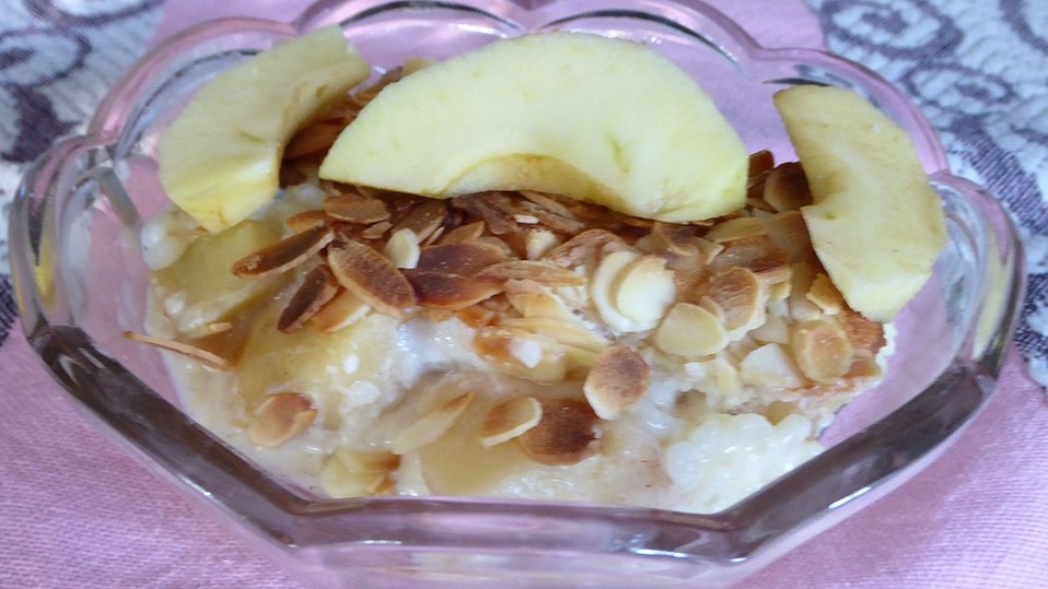 Überbackener Milchreis mit Mandelbaiserhaube von Stift1