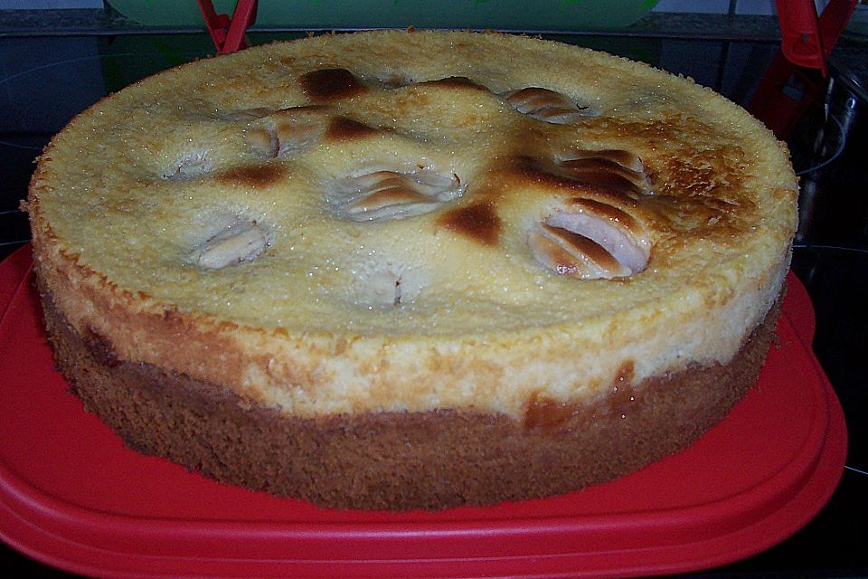 Apfelkuchen mit Eierlikörguss