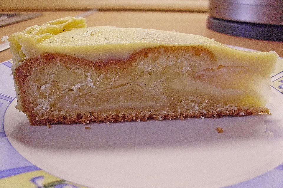 Apfelkuchen mit Eierlikörguss