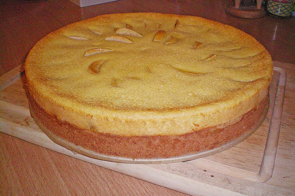 Apfelkuchen mit Eierlikörguss