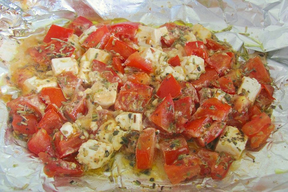 Tomaten - Käse - Päckchen