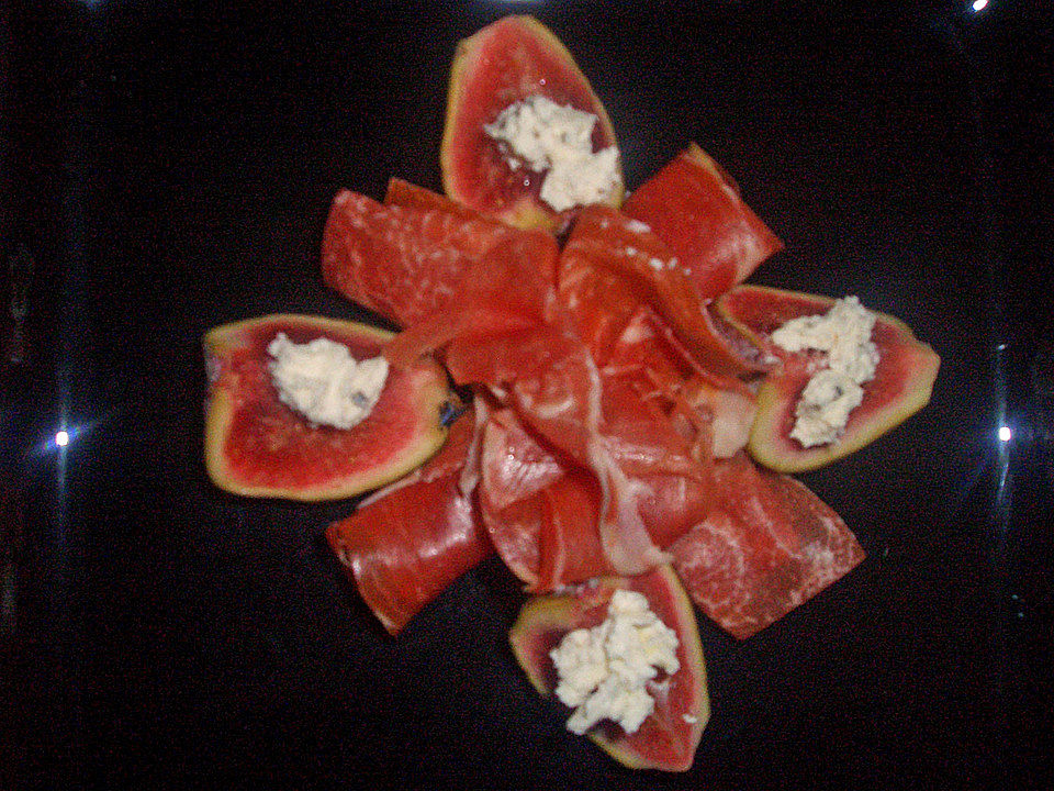 Feigenviertel mit Mascarponecreme und Parmaschinken von Hobbykochen ...