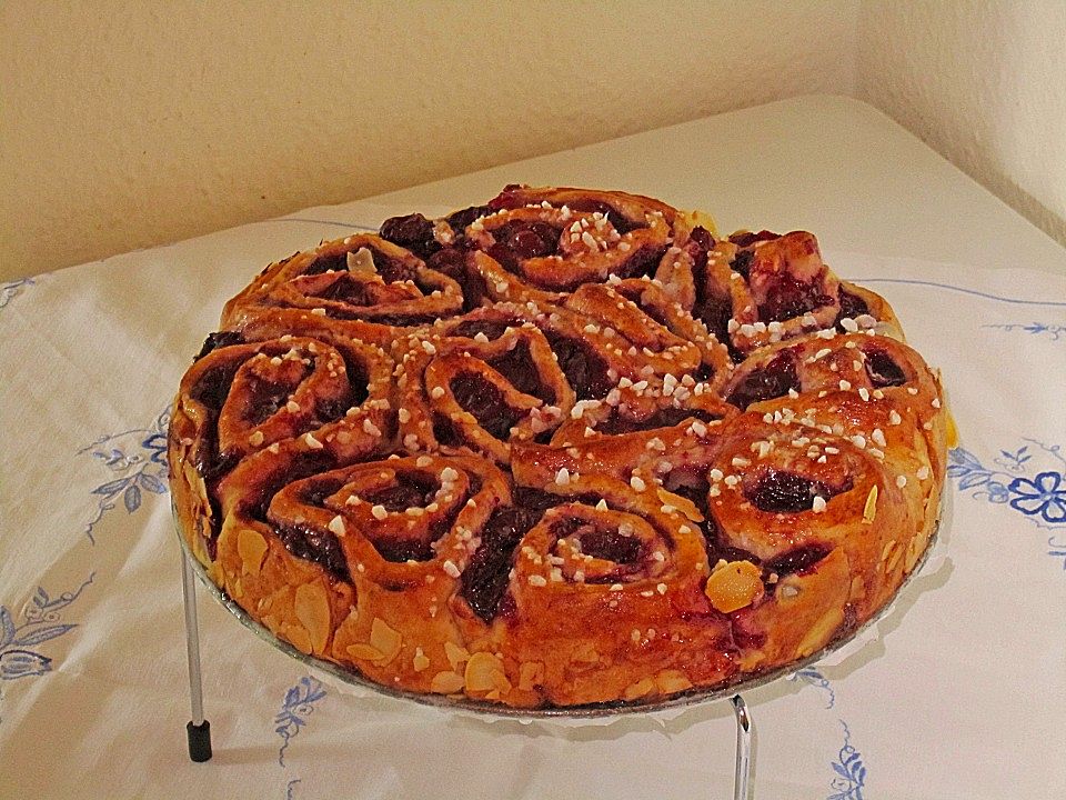 Kirsch - Schneckenkuchen von Hobbykochen| Chefkoch