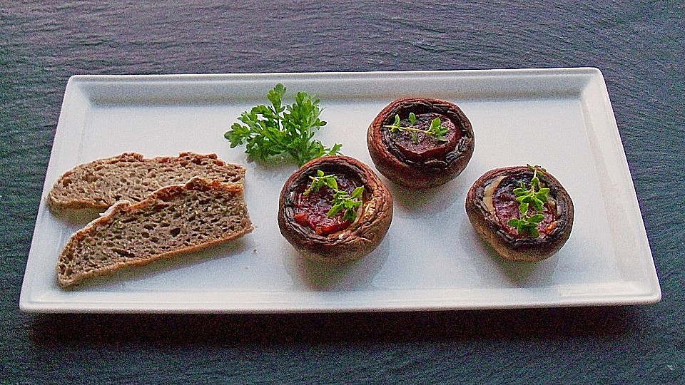 Gefüllte Champignons mit Chorizo von Aennica| Chefkoch Gefüllte Champignons mit Chorizo von Aennica| Chefkoch