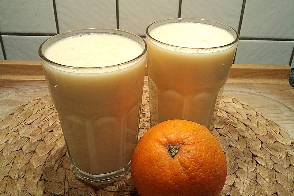 Orangen - Joghurt - Getränk