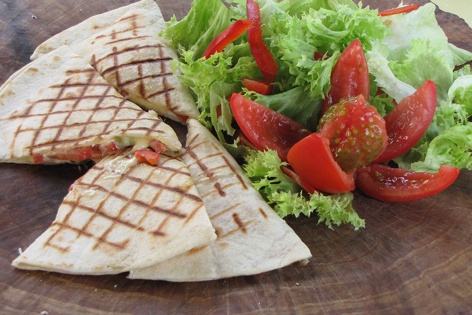 Gegrillte Quesadillas