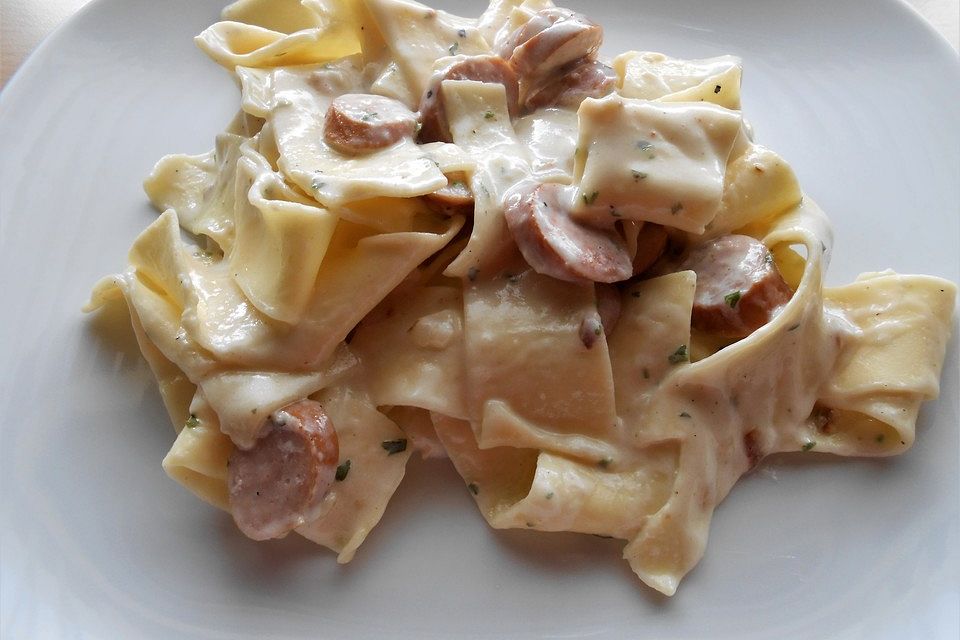 Pasta - Sahnesoße