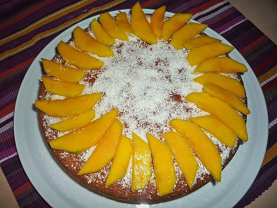 Schoko - Mandel - Mango - Kuchen von niklabel | Chefkoch