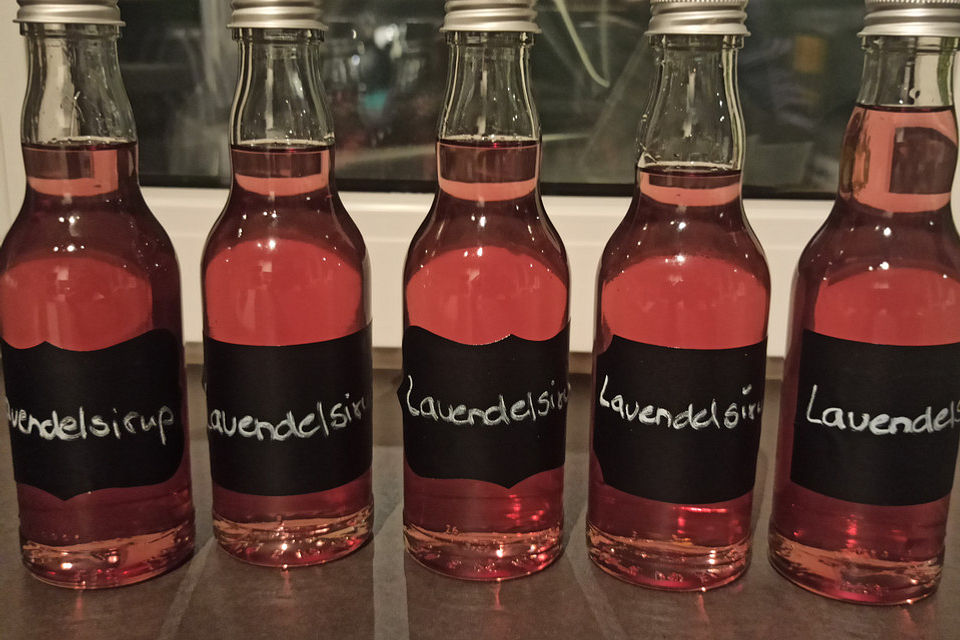 Lavendelsirup