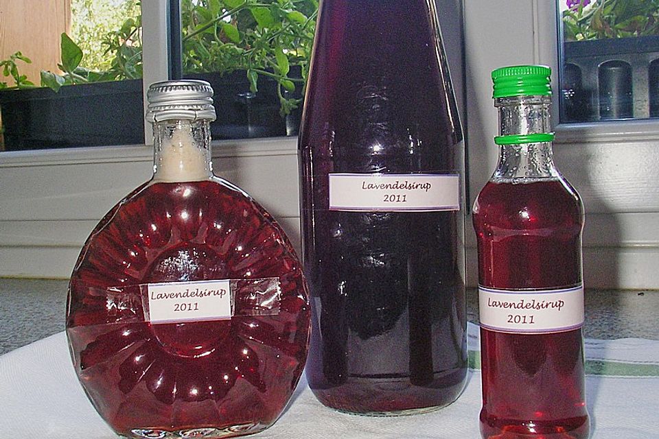 Lavendelsirup