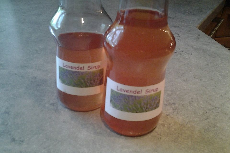 Lavendelsirup