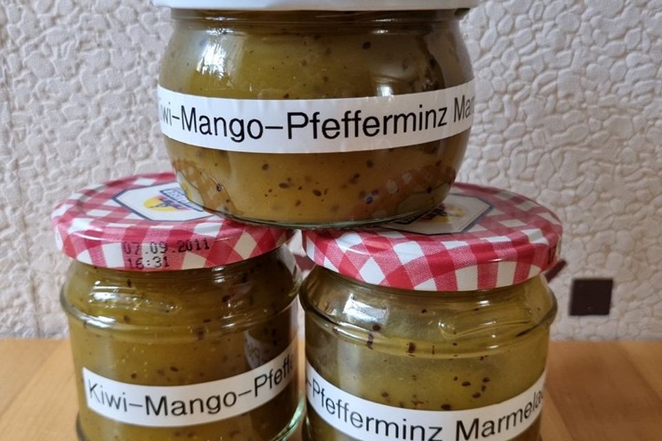 Kiwi - Mango - Pfefferminz Marmelade