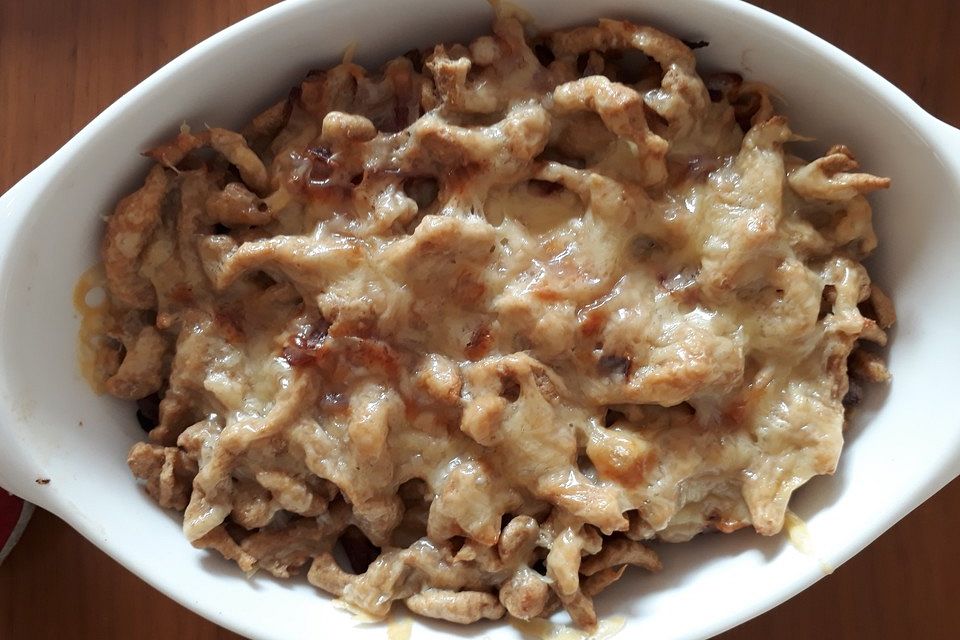 Käsespätzle mit Speck Käsespätzle mit Speck