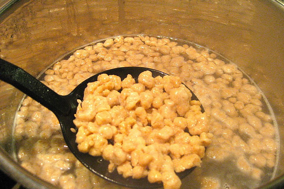 Käsespätzle mit Speck Käsespätzle mit Speck