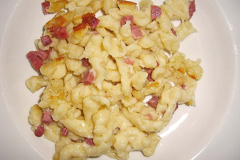 Käsespätzle mit Speck Käsespätzle mit Speck