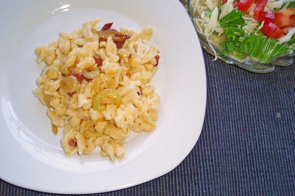 Käsespätzle mit Speck Käsespätzle mit Speck