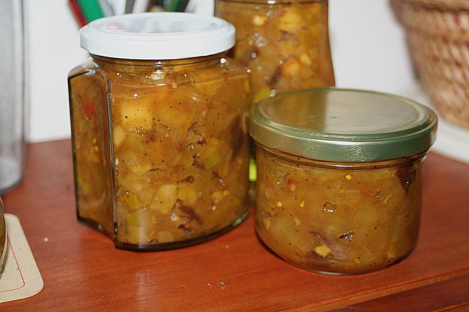 Chutney mit grünen Tomaten von Rosinenkind