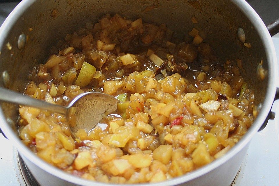 Chutney mit grünen Tomaten von Rosinenkind