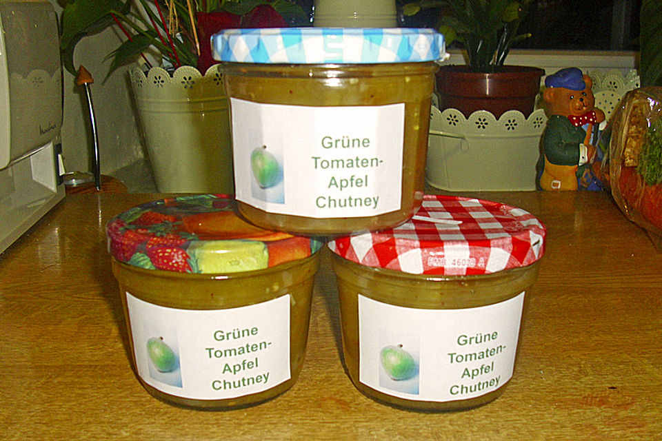 Chutney mit grünen Tomaten von Rosinenkind