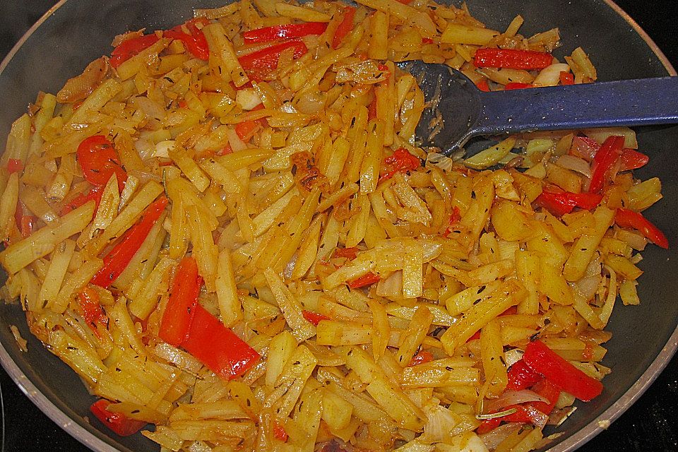 Kartoffel - Paprika - Pfanne