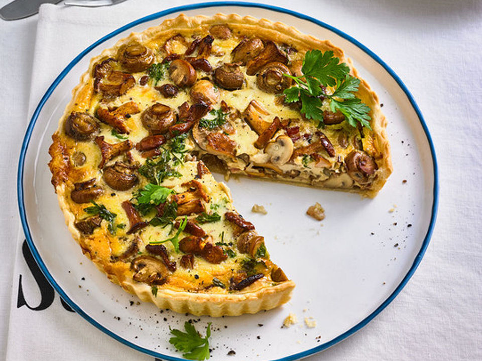 Tarte Aux Champignons Von Fenji Chefkoch