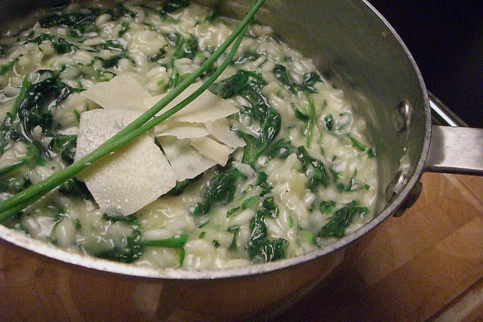 Risotto mit Spinat