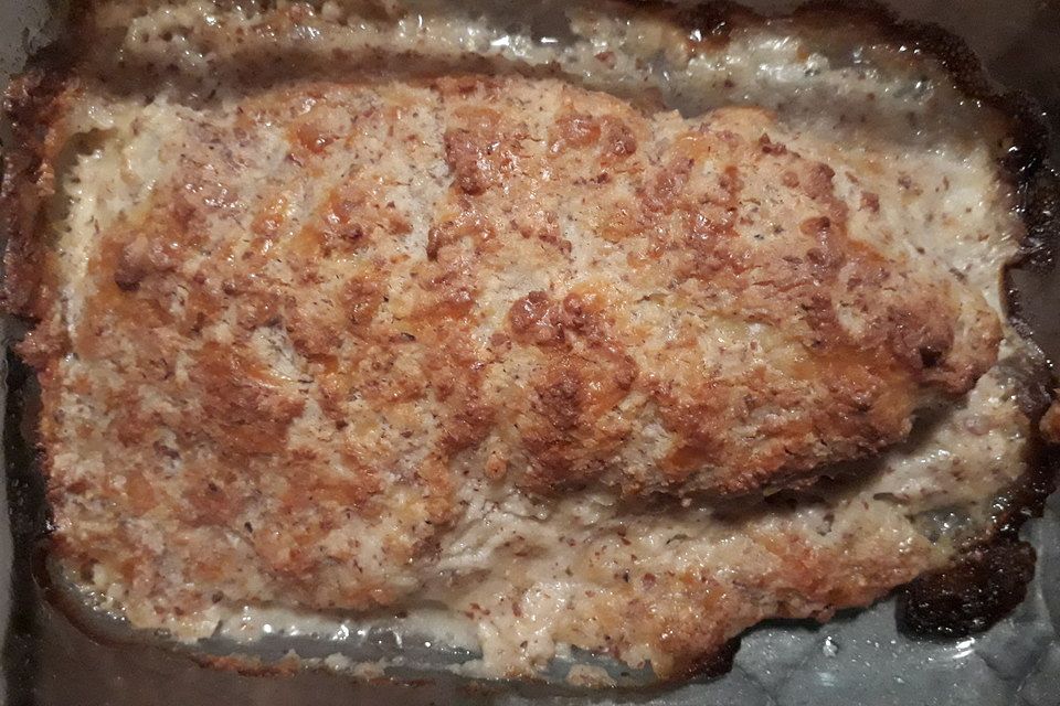 Fischfilet mit Nuss-Käse Kruste