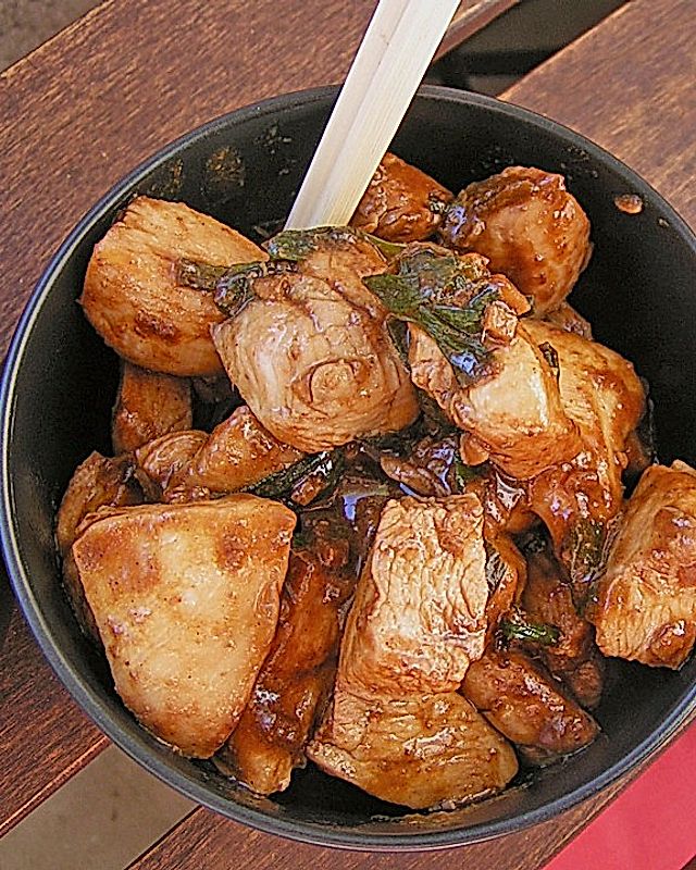 Szechuan Hühnchen mit Hoisinsauce