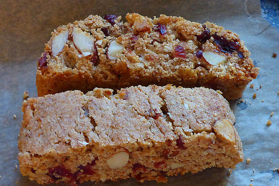 Biscotti mit Mandeln und Cranberries