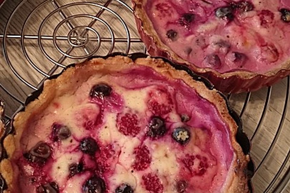 Fruchtige Käsekuchen - Tartelettes Fruchtige Käsekuchen - Tartelettes
