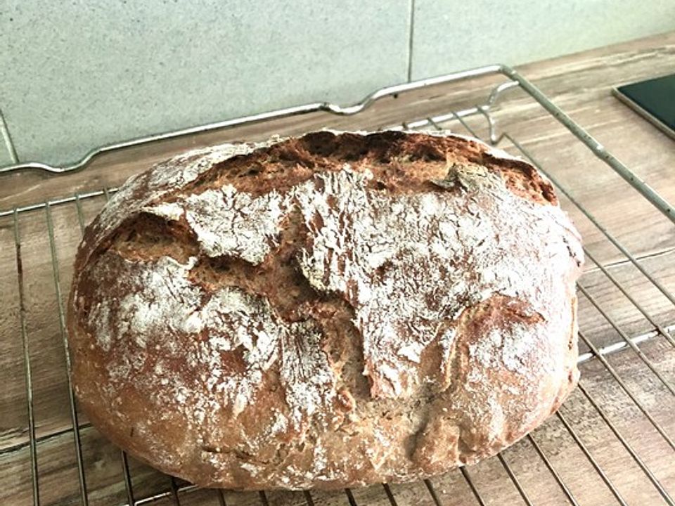Rustikales Brot Im Brater Von Meggixx Chefkoch