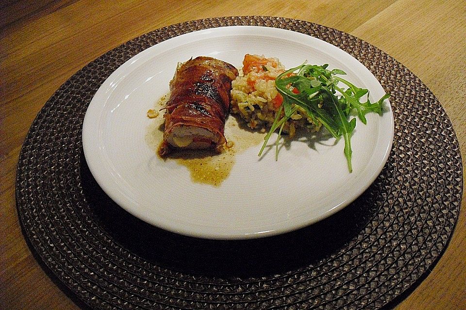 Gefülltes Schweinefilet