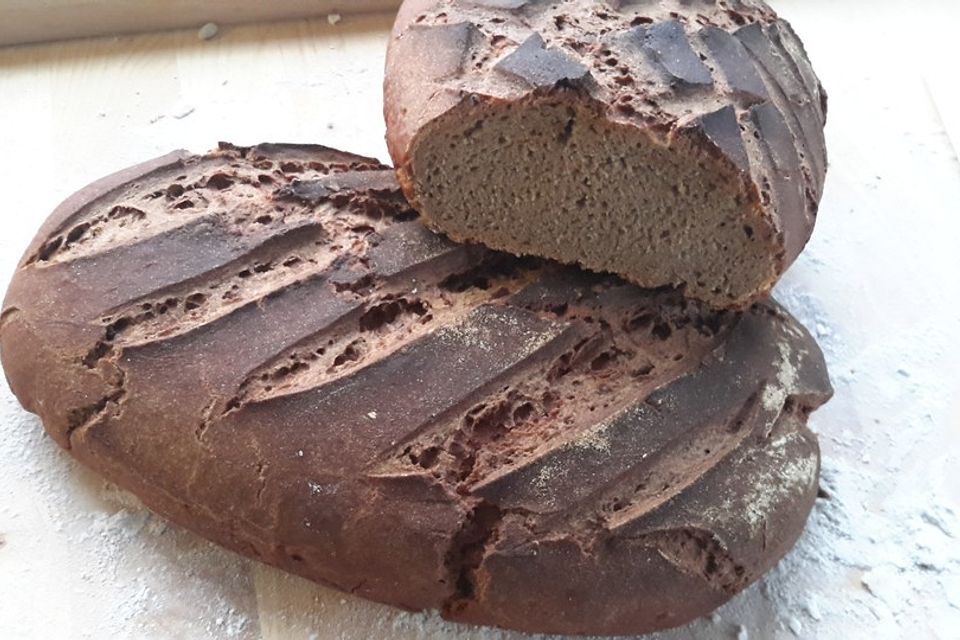 Bauernbrot mit Sauerteig