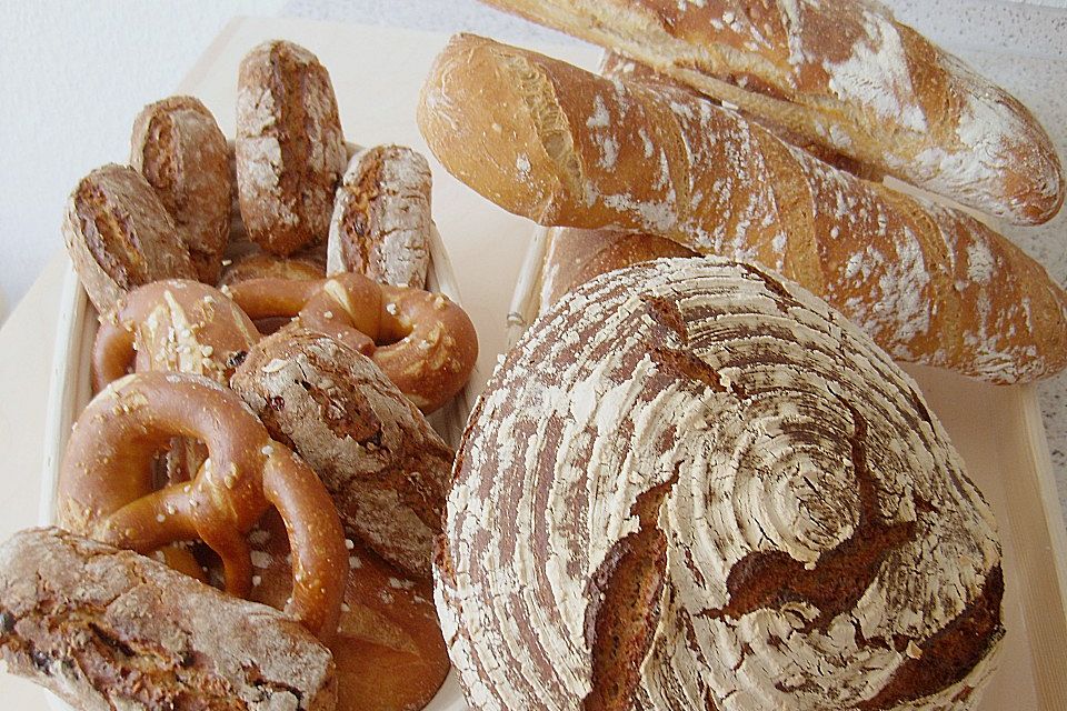 Bauernbrot mit Sauerteig