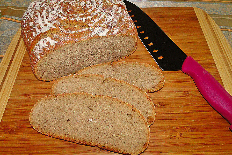 Bauernbrot mit Sauerteig