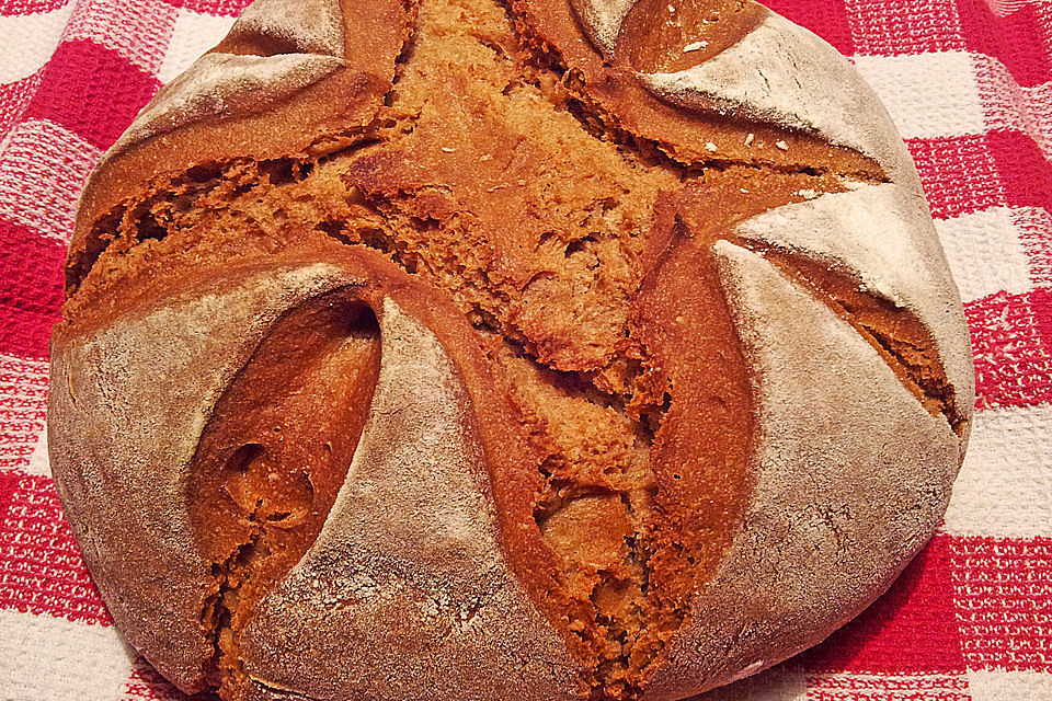 Bauernbrot mit Sauerteig