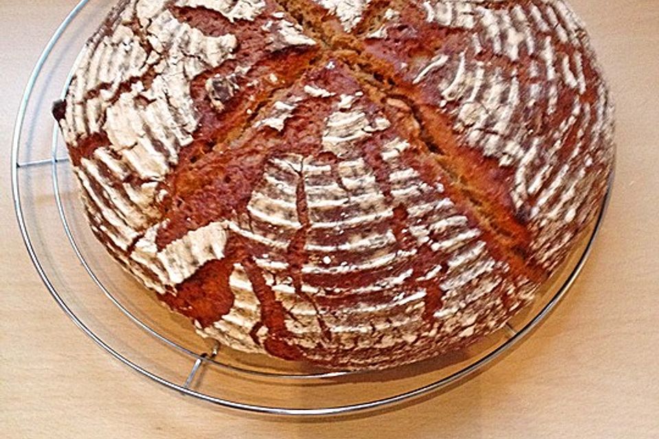 Bauernbrot mit Sauerteig