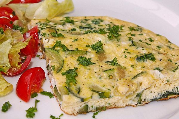 Zucchini-Omelett mit Käse von schnettili74 | Chefkoch