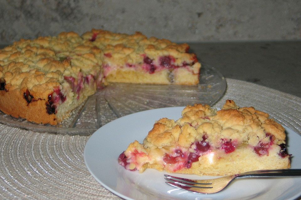 Kirsch - Krümelkuchen