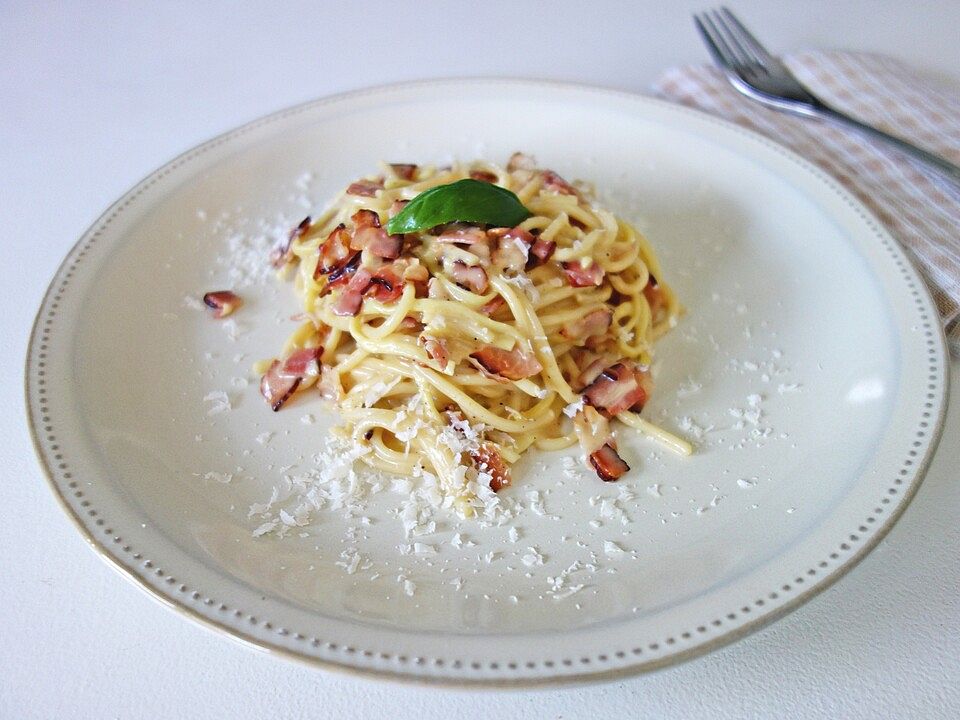 Spaghetti Carbonara ohne Sahne von Briesch| Chefkoch